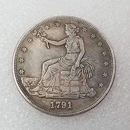 1791. američki Aquaring Strani komemorativni novčić rustikal 36Coin Collective Coinmorativni novčić