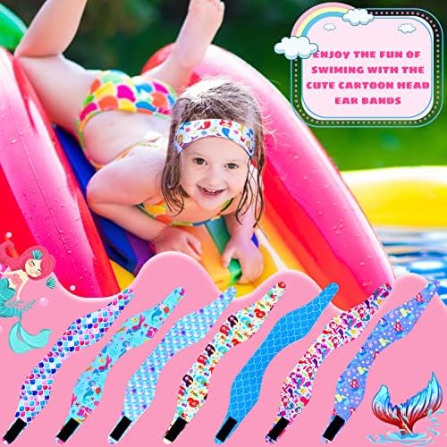 8 kom. dječja traka za plivanje Podesiva slatka traka za uši za plivanje koja zadržava vodu zaštitna traka za uši vodootporna traka