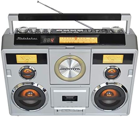 Studebaker Sound Station Prijenosni stereo bumbox s Bluetooth/CD/AM-FM radio/kaseta