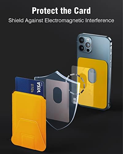 Novčanik AmberVec MagSafe, kompatibilan je sa iPhone 14, iPhone 13 i iPhone 12 Mini Pro Max Plus Magnetna stalak za torbicu Apple Mag