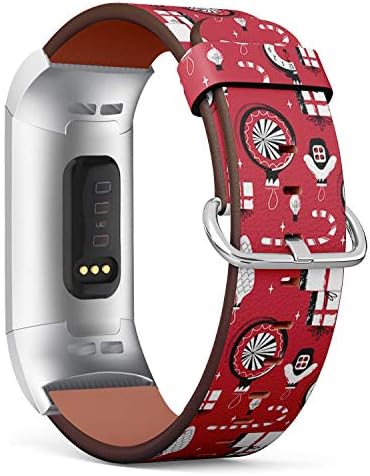 Kompatibilan s 9, 3, 3, 3-izmjenjiva Kožna narukvica za ručni sat za muškarce i žene-stilizirana za sretan Božić