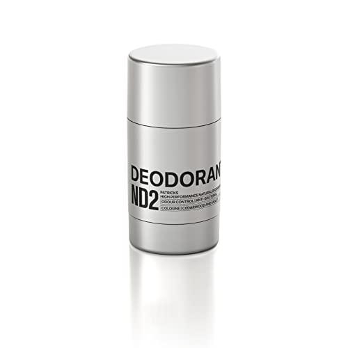 Patricks | Deluxe prirodni dezodorans | Napomene o Cedarwoodu, Violet Dugotrajnom cjelodnevnom zaštiti od mirisa i znoja 2,5 oz