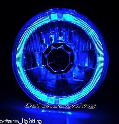 Octanska rasvjeta 5-3/4 Plava LED halo halogena žarulja H4 ANGELLE OSE CRISTALNI SET SET