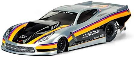 Protoform-Pro-Line Racing 1/10 Chevrolet Corvette C7 Pro-Mod Clear Body Drag Car PRM157140 Krila i naljepnice za tijelo automobila/kamiona