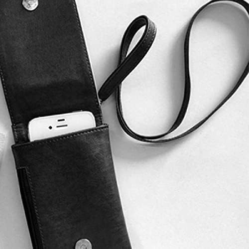 Plesač umjetnost pauna plesni sportski telefon torbica za novčanik viseća mobilna vrećica crni džep