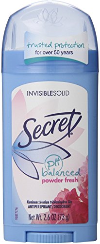 Tajni anti-perspirant dezodorans, nevidljiva čvrsta, praška svježi 2,60 unce