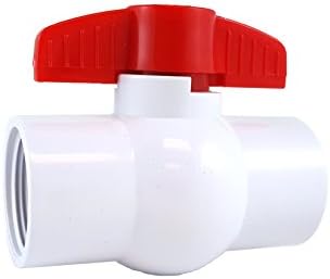 PVC Kompaktni kuglični ventil 1-1/4 - navojni - Sanipro -