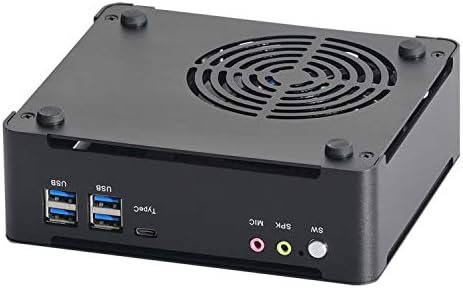 Mini PC HUNSN 4K, Desktop, Server, Intel Quad Core I5 7300HQ, BM21b, DP, HDMI, 6 x USB3.0, Type-C, LAN, Inteligentni tihi ventilator,