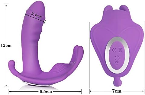 App za kontrolu gaćica vibrator za žene Strapon nevidljivi vibrator nosio leptir vibrator g Stimulator Spot Clit Stimulator, ljubičasta,
