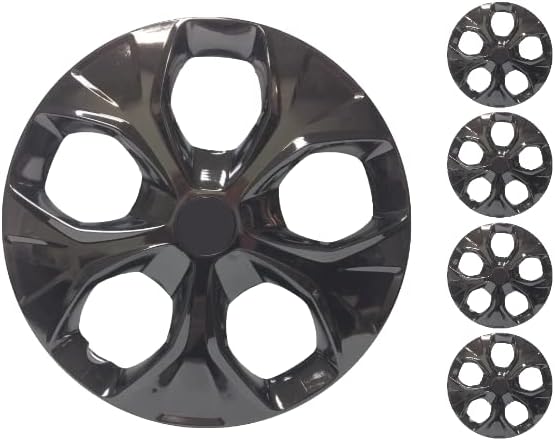 Copri set od 4 kotača s 14-inčnim crnim hubcap-om Snap-on odgovara renaultu