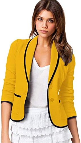 Andongnywell ženski poslovni kaput blejzer odijelo dugih rukava vrhovi vitka jakna nadmašuju jaknu nadigra