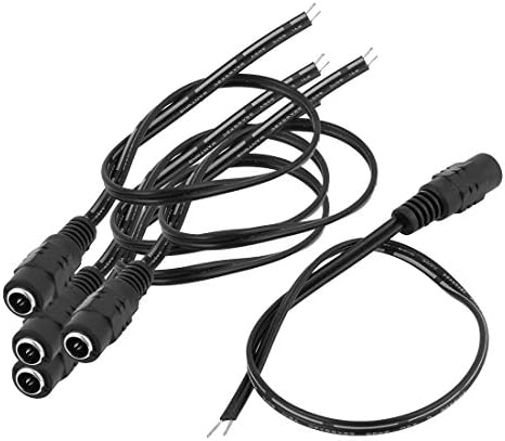 AEXIT CCTV kamere Baterije, punjači i dodaci DC 5.5x2.1mm Ženski kabel za napajanje kabela Adapter za pretvarač napajanja 5pcs