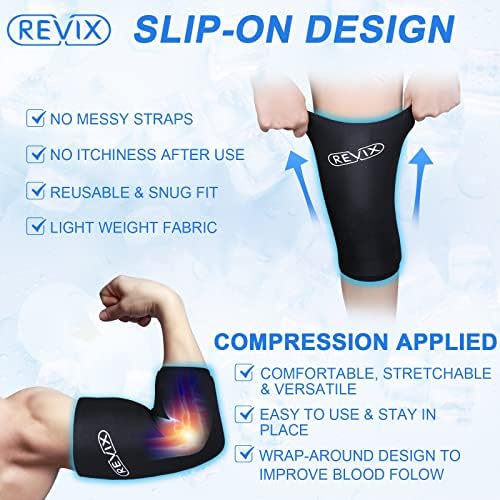 Revix paketi leda koljena za ozljede i XL gel hladni paket za tele