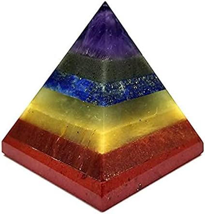 Aadhya wellness sedam čakra vezana piramida reiki energetski kristali prirodni draguljice ručno izrađeni duhovni iscjeliteljski meditacija