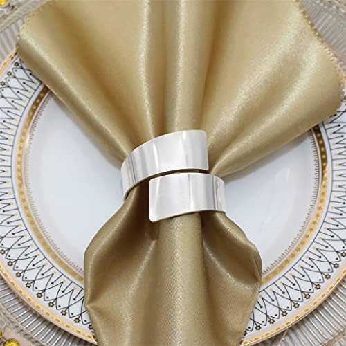 Ygqzm prstenovi za salvete set okruglih prstenova držača salveta za odmor božićni vjenčani stol ukrasi