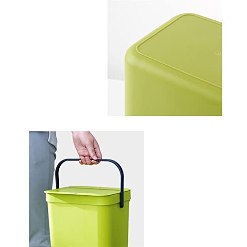 CANMNT smeće Can Kuhinjsko smeće može biti kućanstvo kreativni ormar zidne kante za smeće s poklopcem Mala kutija za smeće, 3L smeće