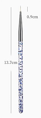 Lokatool dvostruka umjetnička alata olovka ravna akrilna slika crtanje četkica okrugla olovka nokat nokat nokat lateks