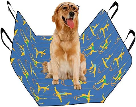 Navlaka za sjedalo za pse za pse za pse po mjeri ručno oslikana Sportska tiskana gimnastička Umjetnost navlake za autosjedalice za