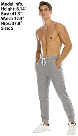 Hidyliu muški elastični struk trening za pravljenje trkača trenerice Sweatpants casual manžet s gležnjama znojenje hlače s džepovima