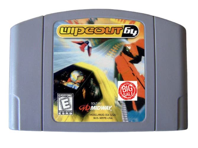 Retro igra 64 bitnih igara Wipeout 64 USA verzija