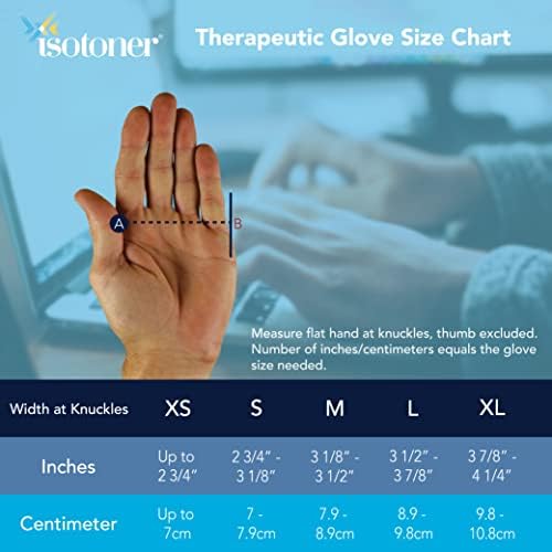 Izotoner žene i muškarci artritis kompresija reumatoidne rukavice za ublažavanje bolova za podršku zglobova s ​​dizajnom otvorenog/punog