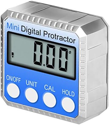 Quul 360 ° mini digitalni nosač visoki precizni elektronički goniometar inclinometar digitalna razina kuta kut kuta mjerna kutija