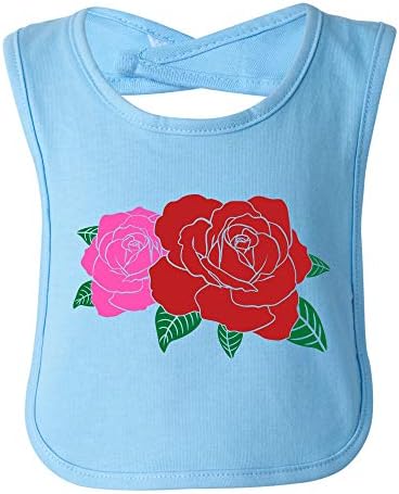 UGP kampus Odjeća ruža - Slatka preslatka ruža cvjetna vrt dojenčad baby dres bib