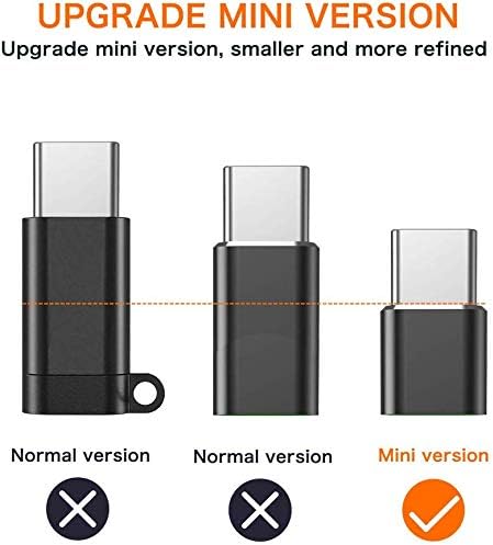 Adapter USB Type C JXMOX, Micro USB Female to USB C Mužjak za brzo punjenje, kompatibilan sa Samsung Galaxy S20 S10 S9 S8 Plus, Note