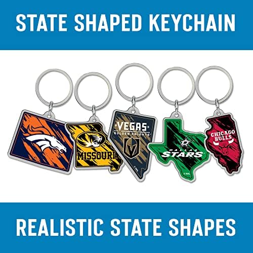 Rico Industries NBA državni oblik Keychain