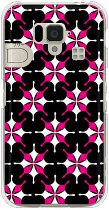 Druga koža Mhak Sun Black X Pink / Za jednostavan pametni telefon 204SH / SoftBank SSH204-PCCL-298-Y377
