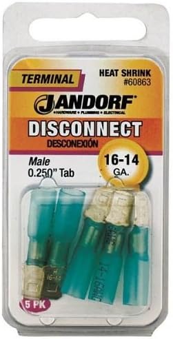 Jandorf Specialty Hardw Term Disc mužjak ht shnk .25Tab 60863