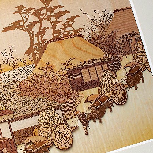 Kinowa Ukiyoe Art Kit Kiharie The Well Well Teahouse u Otsu -u Hiroshige Made u Japanu