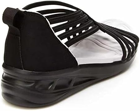 Sandale za žene odjevene, krisne klinove sandale vintage sandale s niskom petom isječak na papučama cipele rimske sandale