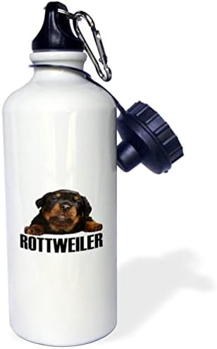 3Drose Rottweiler ljubavnik Slatka beba Rottie izrezana - boce s vodom