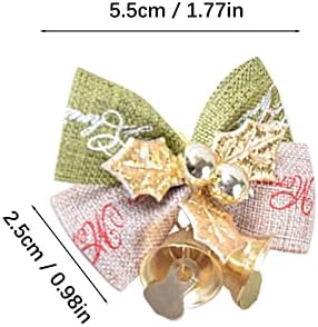 Božićno drvce leptir kravata s ukrasom željeznog zvona božićni mini s zvonom Garland Dan zahvalnosti