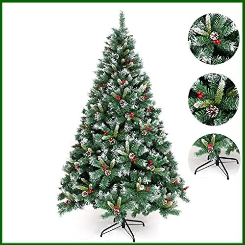 FetArxue Umjetno božićno drvce, Xmas Premium Spruce Streka Pvc/PE materijalna stabla za kućni ured u zatvorenom uredu za božićnu zabavu