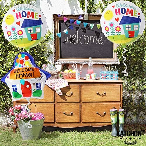 Dobrodošli kući baloni s balonima u obliku kuće - dobrodošli u ukrasima za dom | Dobrodošli ukrasi za kućne zabave | Baloni za zagrijavanje