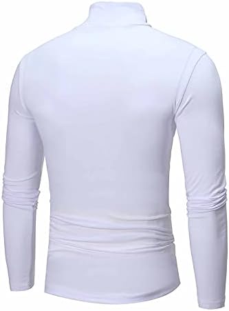 Eleeya muška majica Čvrsta boja Okrugli vrat košulja dugih rukava udobna jakna za teretanu za muškarce žene