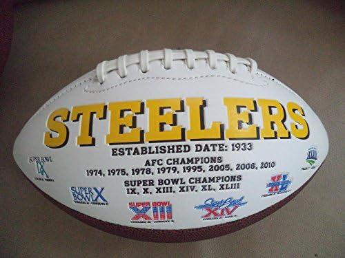Pittsburgh Steelers logotip pune veličine nogomet savršen za autograme