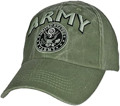 Muška 3-inčna bejzbolska kapa s amblemom američke vojske.