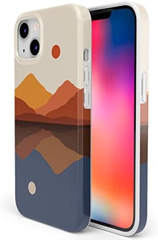 Casely iPhone 13 mini futrola | Suprotnosti privlače | Dan i noć Colorblock Mountain fuse