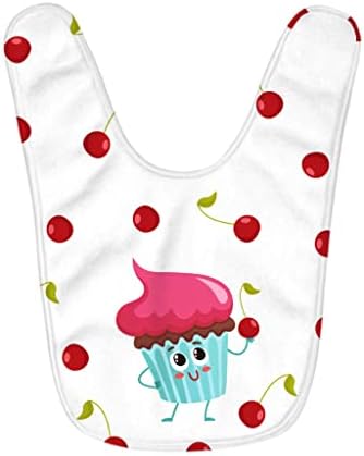 Cupcake Baby Bibs - grafičke bebe za hranjenje za bebe - slatke bibe za jelo