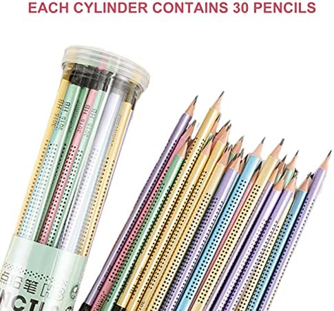 Keisnoaja 30 PCS Olovke set s brisačem, slatke naoštrene olovke koje nisu iskrivljene multi -tonor pisanje slikanja olovka masnoća