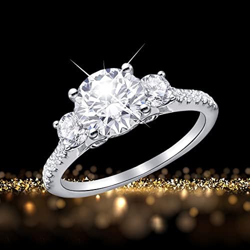 2023 dijamantni prsten Ženski nakit ženski cirkonijev prsten Pokloni sa sjajnim prstenovima dijamantni nakit