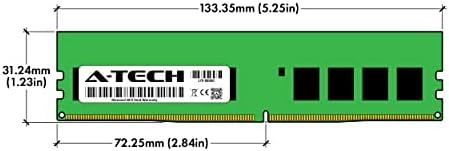 A-TECH 8GB RAM-a za sinologiju RACKSTATION RS2421+ NAS | DDR4 2666MHz PC4-21300 ECC UDIMM 1RX8 1,2V 288-pin Unfffed DiMM memorijska