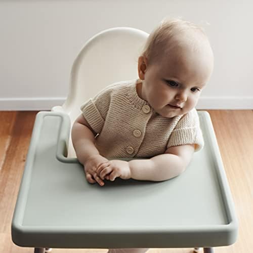 Silikonska krpa za hranjenje presvučena za visoku stolicu za hranjenje za bebe i malu djecu