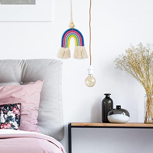 Iridescent zidni dekor šareni ručno tkani ukras Moderni Dodaci za uređenje doma viseći privjesak za spavaću sobu dječje sobe mini lopta
