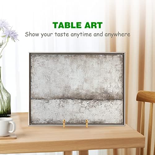 Držač ploče Easel zaslon - 8 -inčni metalna ploča za prikaz - Stol za stolicu - Zlatno željezo za prikaz slika | Okviri za fotografije