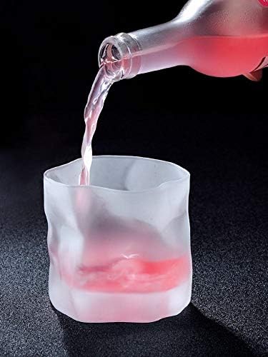 Lscc smrznuto staklo kućno vodno šalica jednostavna nordijski stil slatka trend otporna na toplinu, jantara, jedna veličina