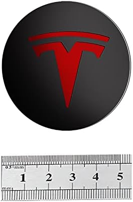 Peslive Tesla Tesla Hub Caps Center Cover Logo za model Y Model 3 56mm 2.2 '' 'Hub naslovnica 4PCS